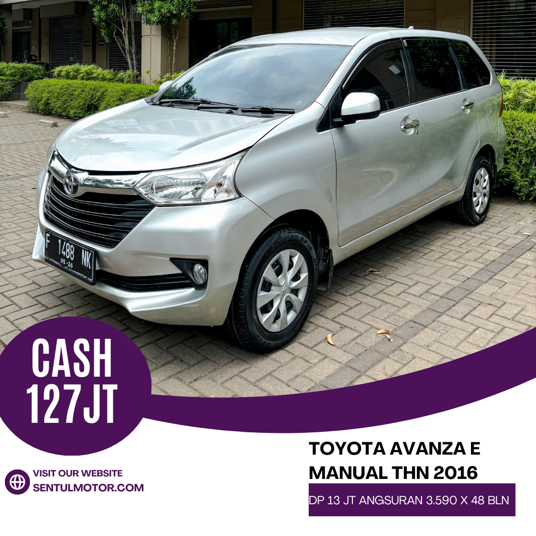 Toyota Avanza E Sentul Motor